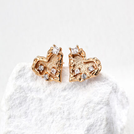 S925 Silver Retro Zircon Earrings