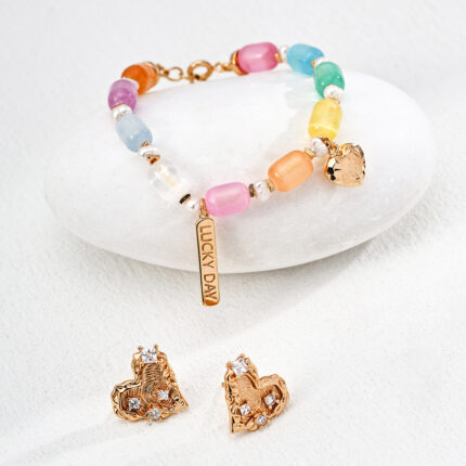 Dream Garden Colorful Barrel Bead Pearl Bracelet