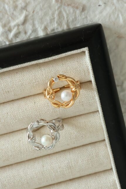 Vine Series Pearl Ring