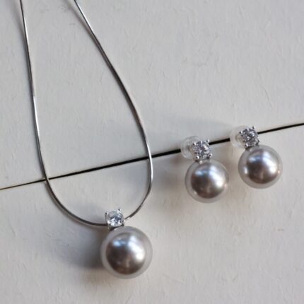 Swarovski Pearl Earrings/Necklace